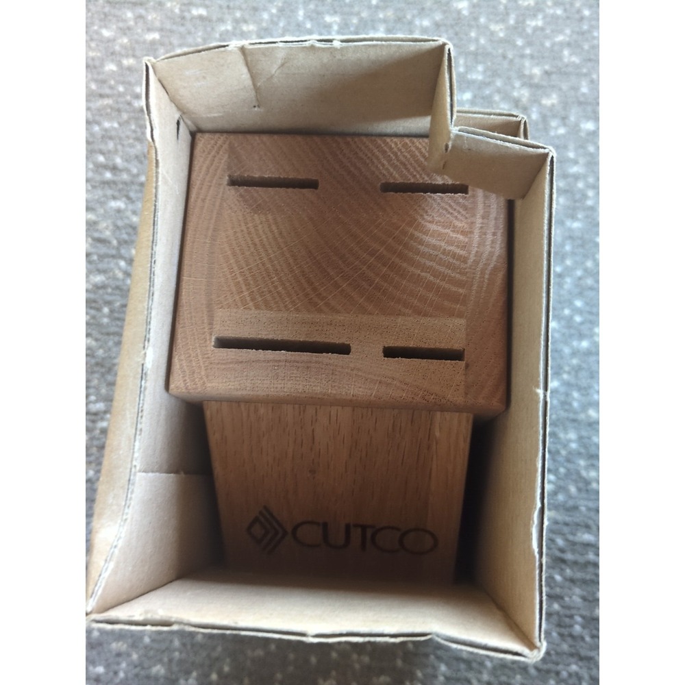 NEW Cutco Studio Set 1740 Knife‎ Block 4 Piece Tan Brown